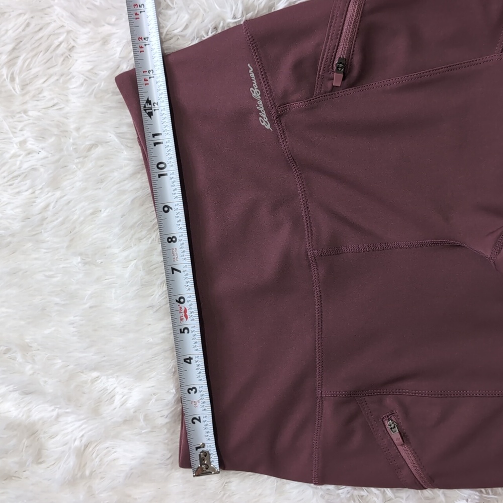 Eddie Bauer Rose Pink High Rise Trail Tight Leggings w/ Zipper Pockets Small - Picture 12 of 15
